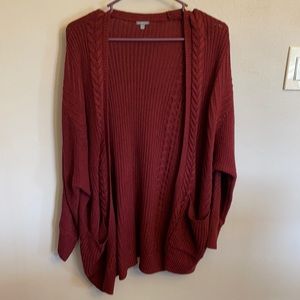 Burgendy cardigan